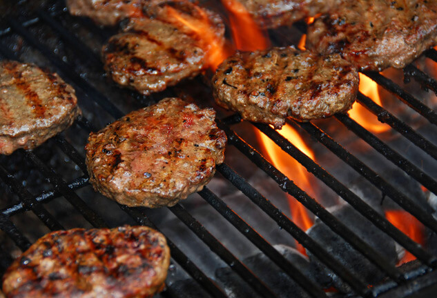 grilled burgers